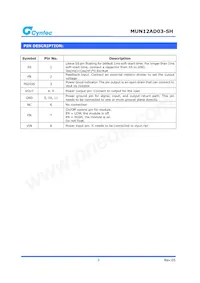 MUN12AD03-SH Datasheet Page 3