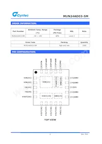 MUN24AD03-SM Datasheet Page 2