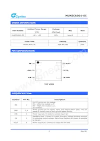 MUN3CAD01-SC Datasheet Page 2
