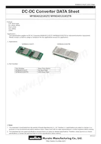 MYBEA01210CZTB Datasheet Cover