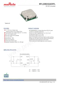 MYLSM00502ERPL Datasheet Cover