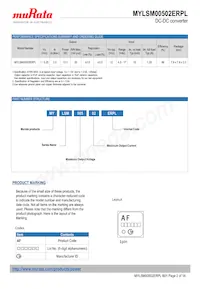 MYLSM00502ERPL Datasheet Pagina 2