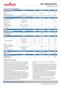 MYLSM00502ERPL Datasheet Pagina 3