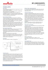 MYLSM00502ERPL Datasheet Page 12