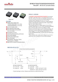 MYMGK00504ERSR Datasheet Cover