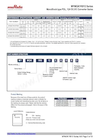 MYMGK1R812FRSR 데이터 시트 페이지 2