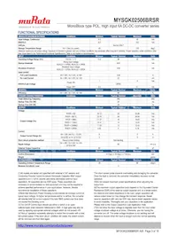 MYSGK02506BRSR Datasheet Pagina 3