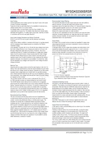 MYSGK02506BRSR Datasheet Pagina 17