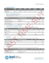 NDS03ZE-M6G Datasheet Page 2