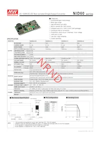 NID60S24-05 Datasheet Cover