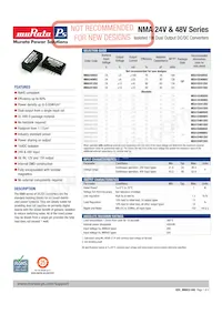NMA2415DC Datasheet Cover