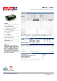 NMXS1205SOC Datenblatt Cover