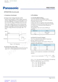 NN31002A-BB Datasheet Page 15