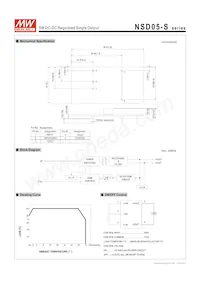 NSD05-48S12 Datasheet Page 2