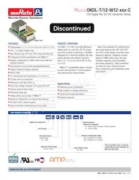 OKDL-T/12-W12-001-C Datasheet Cover