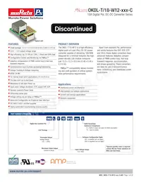 OKDL-T/18-W12-001-C Datasheet Cover