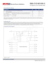 OKDX-T/12-W12V-001-C Datasheet Page 2
