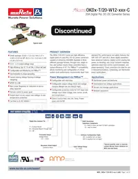 OKDY-T/20-W12-001-C Datasheet Cover