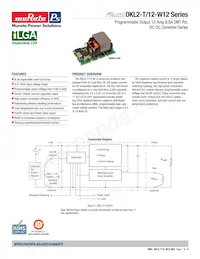 OKL2-T/12-W12P2-C Datasheet Cover