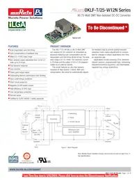 OKLF-T/25-W12N-C Datasheet Cover