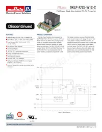 OKLP-X/25-W12-C Datasheet Cover