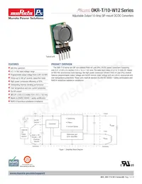 OKR-T/10-W12-C Datasheet Cover