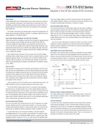 OKX-T/5-D12P-C Datasheet Pagina 13