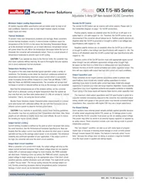 OKX-T/5-W5N-C Datasheet Pagina 12