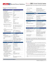 OKX2-T/16-D12N-C Datasheet Page 3