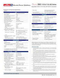 OKX2-T/16-W5N-C Datasheet Page 3