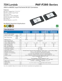 PAF600F280-48 Datasheet Cover