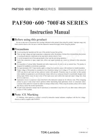 PAF700F48-28/T Datasheet Copertura