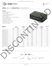 PQZ6-Q48-S5-D Datasheet Cover
