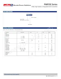 PWR70C數據表 頁面 2