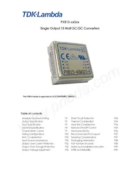 PXB15-48S3P3/NT Datenblatt Cover