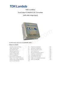 PXB15-48WD05/N Datasheet Cover