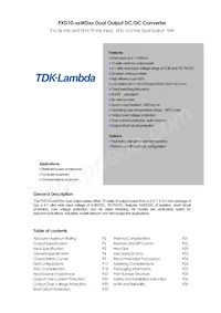 PXD1048WD12 Datasheet Cover