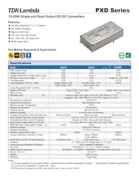 PXD1512D05 데이터 시트 표지