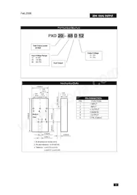 PXD2048D12 Datasheet Pagina 20