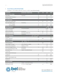 Q24S30033-NS00G Datasheet Page 2