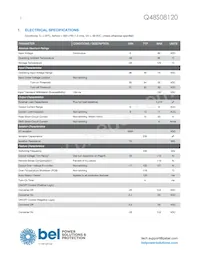 Q48S08120-PS00G Datasheet Pagina 2