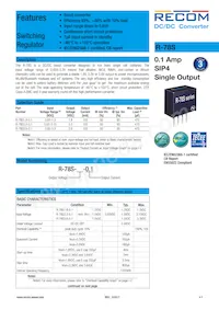 R-78S3.6-0.1 Datenblatt Cover