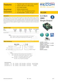 R0.5ZX-0505/HP-TRAY Datasheet Cover