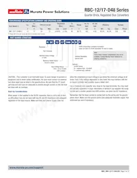 RBC-12/17-D48PB-C Datasheet Pagina 2