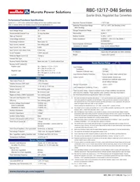 RBC-12/17-D48PB-C Datasheet Pagina 3