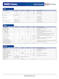 RDE0324D12 Datasheet Page 2