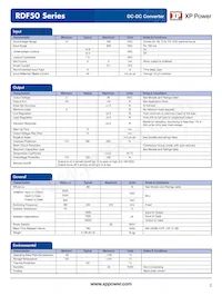 RDF5072WS24 Datasheet Page 2