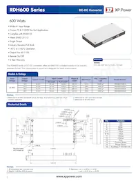 RDH60072WS28 데이터 시트 표지