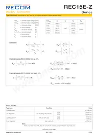 REC15E-4805SZ Datasheet Page 4