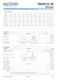 REM15-4805DW/P Datasheet Page 5
